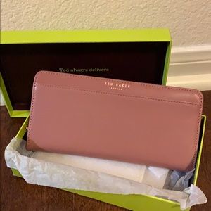 Ted Baker leather wallet indi pink/ matinee purse